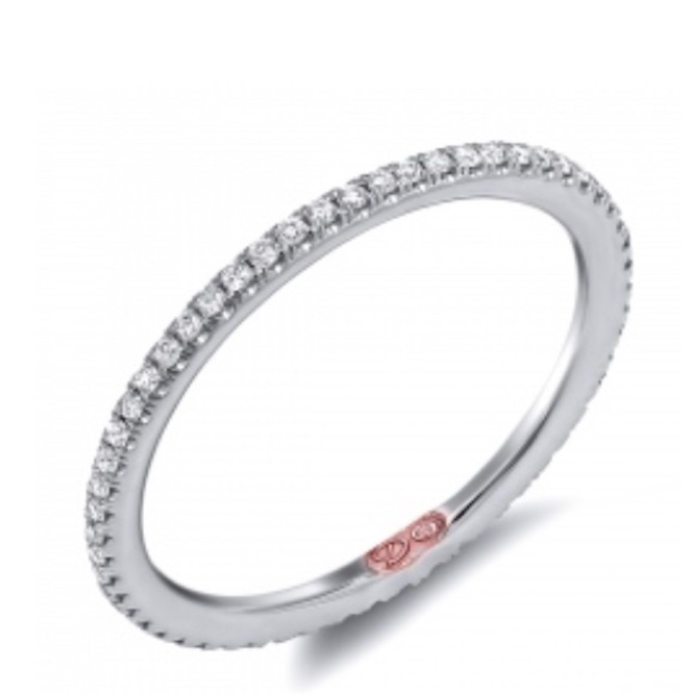 18k white gold Demarco eternity diamond wedding band